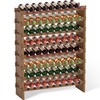 Domax Wine Rack Freestanding Floor - 72 Wine Bottle Holder