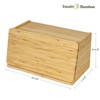 Totally Bamboo Bread Box for Kitchen Countertop – Bamboo Wood