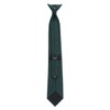 DQT Men's Plain Twill Wedding Formal Clip On Tie -