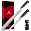 KEEMAKE BBQ Carving Knife Set, Brisket Knife and Boning Knife
