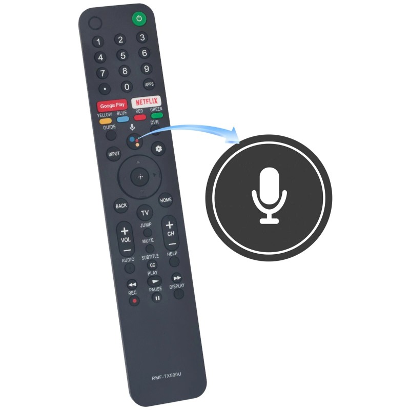 For Sony RMF-TX500U Replace Remote Control for Sony TV XBR55X950H