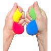 US Toys Multi-Color Carnival 2.5" Foam Balls (12 Pack) Squeeze