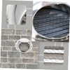 WHAMVOX Round Stainless Steel Vent Cover Windproof Louver Grille for