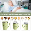 350ml Adult Sippy Cups, 3-in-1 Beakers for Elderly with 30cm