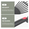 DOITOOL Hand Rake 2 Pieces Garden Grass Rake Hand Rake