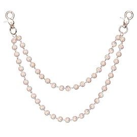 FOUTOUKEEP Beads Pants Chain Wallet Chain Layered Jeans Key Chain for Men Women Waist Body Bag Charms Chains