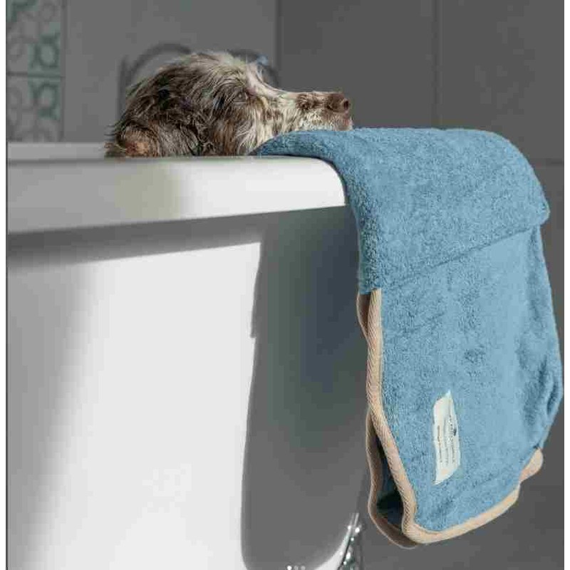 Dog Drying Coat - Classic Collection (S, Sandringham Blue)