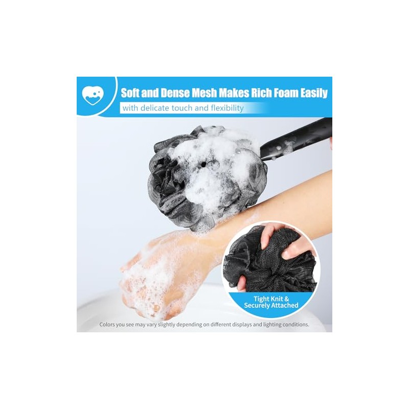 VANZAVANZU Conjunto de Esponja de Lufa Exfoliante, Esponja de Baño