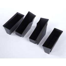 CHEAYAR Door Side Storage Box Compatible with Toyota Tacoma 2024, Door Grab Handle Inserts Box Interior Storage Organizer Tray Accessories (front and back doors-4PCS)