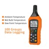 Maizoon Handheld Temperature Humidity Meter LCD Backlit Dual Display Professional