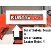 KUBOTA Loader Sticker Kit - L BX B series TRACTOR