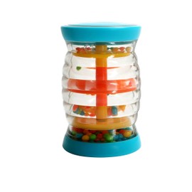 Halilit Rainboshaker Musical Instrument. Small Rainmaker Musical Toys For Kids & Toddlers. Rain Stick Suitable for Baby Boys & Girls from 3 months + (Colours Vary) Pack of 1