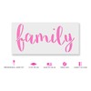 Family Stencil Template for Walls and Crafts - Reusable Stencils