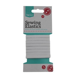 Sewing Elastic Bands for Waistbands, Cuffs, and Crafts - Durable, Stretchy, Soft Elastic for Dressmaking, Tailoring & Repairs (Sewing Elastic (Small))