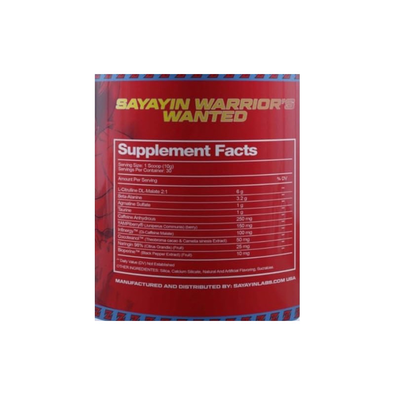Kaioken Preworkout Servicios Citrus Dragon