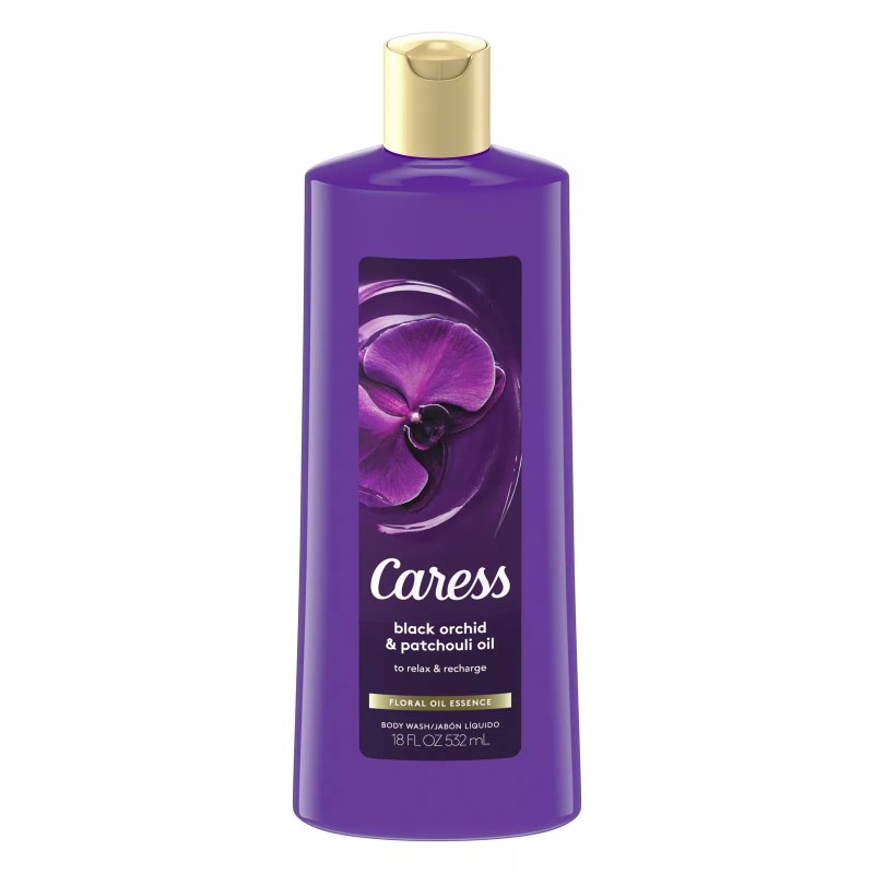Caress Moisturizing Body Wash Black Orchid & Patchouli Oil 18