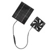 Solar Panel Fan Exhaust Air Ventilation Heat Dissipation Tool for