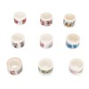 9 Rolls Japanese Paper Tape Set Hand Drawn Wide Tape