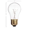 KOR (Pack of 6) A15 25W Incandescent Appliance Bulbs –