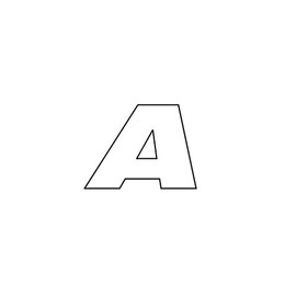 Simoni Racing ATA Tyre Sticker - Letter A