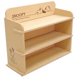 NaganoFactory SNB1680SN Snoopy Storage, Easy Assembly, Mini Shelf, Snoopy