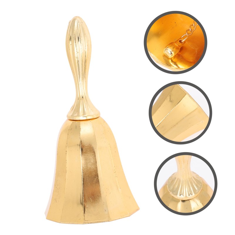jojofuny Elegant Metal Call Bell for Restaurant and Bar Decorative
