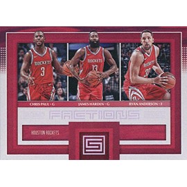 2017-18 Panini Status Factions #20 Chris Paul/James Harden/Ryan Anderson Houston Rockets Basketball Card