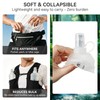 TACVEL 2 Pack 500ml Soft Flask, Shrink As You Drink