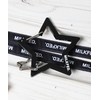 Milkfed 103211054028 NEO STAR CARABINER Key Chain, Black, One Size,