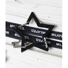 Milkfed 103211054028 NEO STAR CARABINER Key Chain, Black, One Size, Black