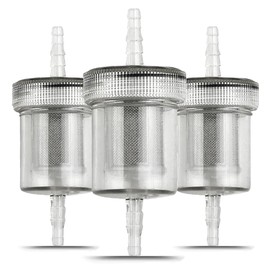 ZAMDOE 4mm Fuel Filter Diesel Inline Oil for Webasto for Eberspacher D2 D4 D5 2KW 5KW 8KW for Camper RV Cars Trucks Buses Caravans Boats Car Trailers Reusing Detachable Washable Replace Parts