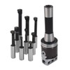 WFLNHB 2 Inch Boring Head R8 Shank 9pcs 1/2 Inch