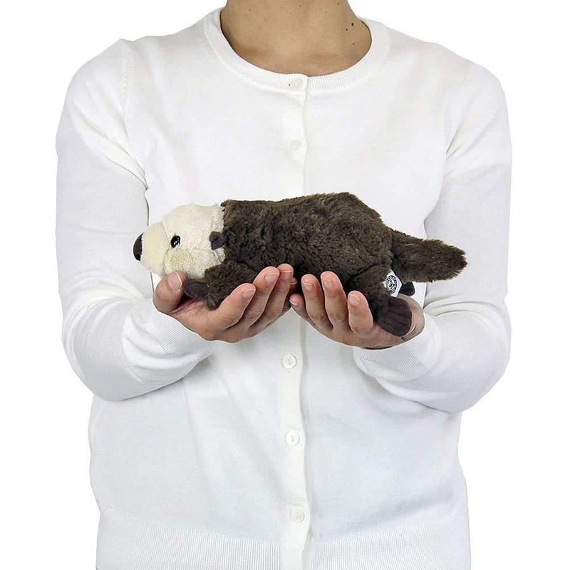 カロラータ ラッコ ぬいぐるみ (ねそべりシリーズ/やさしい手触り) リアル 動物 おもちゃ お人形 ギフト プレゼント