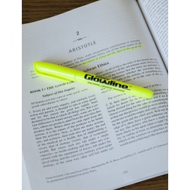 Promarx Glowline Pocket Highlighter Sticks, Yellow, 4 Count
