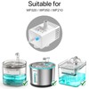 NPET Pet Water Fountain Water Pump with LED Light for