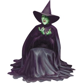 Paper House Productions 3.5" x 2.75" Wizard of Oz Die-Cut Wicked Witch Shaped Magnet for Refrigerators and Lockers