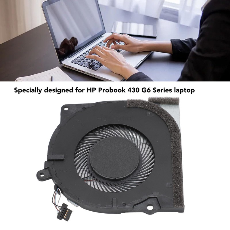 CPU Cooling Fan for Laptop, 4 Pin Power Connector, DC5V