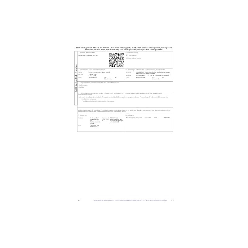 ASPER MHLE Bio Chlorella pyrenoidosa - reines Pulver - 100%