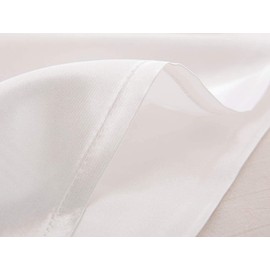 juwenin Silky Satin PillowCases - 2 Packs 50 X 75 C M Silky-soft, Anti-static Dust Mite Resistant (Pure White)
