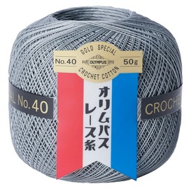 Olympus COL. 340 Light Grayish Blue Series 1.8 oz (50 g) Lace Yarn Gold Tag #40 Lace Yarn, 1.8 oz (445 m)