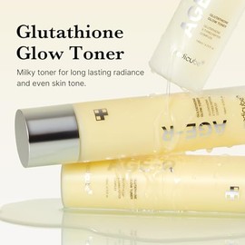 medicube Tnico Facial Age-R Glutathione Glow Milky Toner, Tnico De Doble Capa De Baja Irritacin Para Una Piel Radiante Con Pptidos, Tono Uniforme,... 