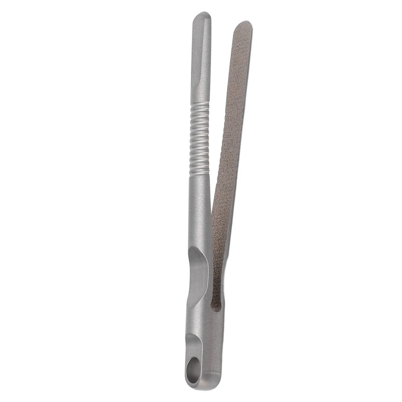SPYMINNPOO Mini Keychain Tweezer, EDC Mini Keychain Tweezer Titanium Alloy