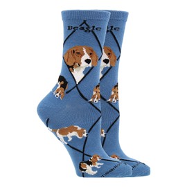 WHD Beagle Socks (Blue, Medium)