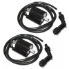 Caltric Front & Rear Ignition Coils for Suzuki VS1400GLP Intruder