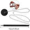 Outus 6 Pcs Clipboard Pens with Chain Reception Counter Security