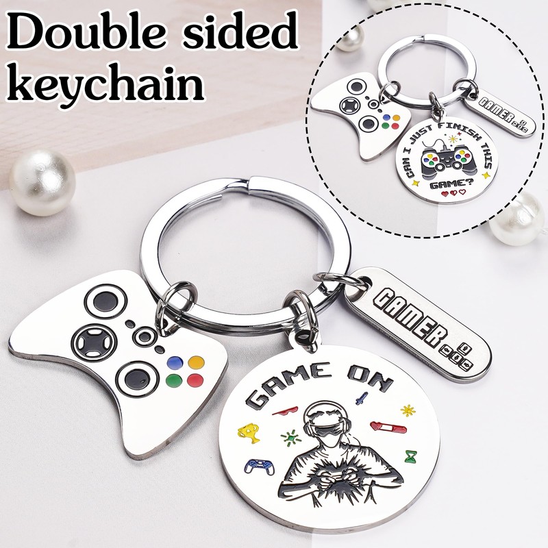Video Game Keychain Gifts for Gamer - Gaming Keychains Retro