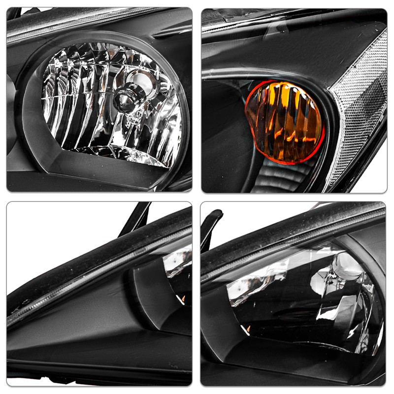 SOCKIR Headlight Assembly Pair Compatible with 2002 2003 2004 Toyota