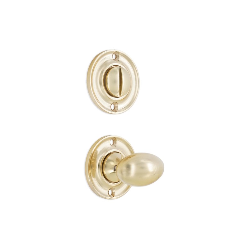 Infinity Decor Solid Brass Modern Style Slimline Bathroom Privacy Thumb