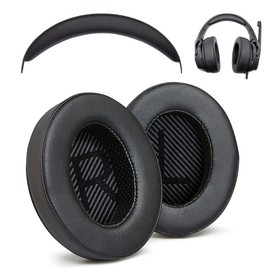 AHG Upgrade Premium Replacement Cloud Stinger Ear Pads Cushions and headband cover. Compatible with Kingston HyperX Cloud Stinger headset. Premium Protein Leather | Extra Thick AHG FlexiSoft Foam