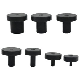 EATAKWARD 7Pcs Double & Single Flaring Tool Kit Steel Adapter for Brake Line and 45 Degrees Tubing Expander Flaring Replacement 3/16, 1/4, 5/16, 3/8, 7/16, 1/2, 5/8 Inch